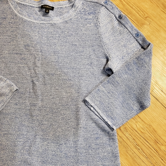 Talbots button arm sweater - Picture 4 of 8